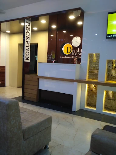 Eye clinic reception at Drishti The Vision Delhi